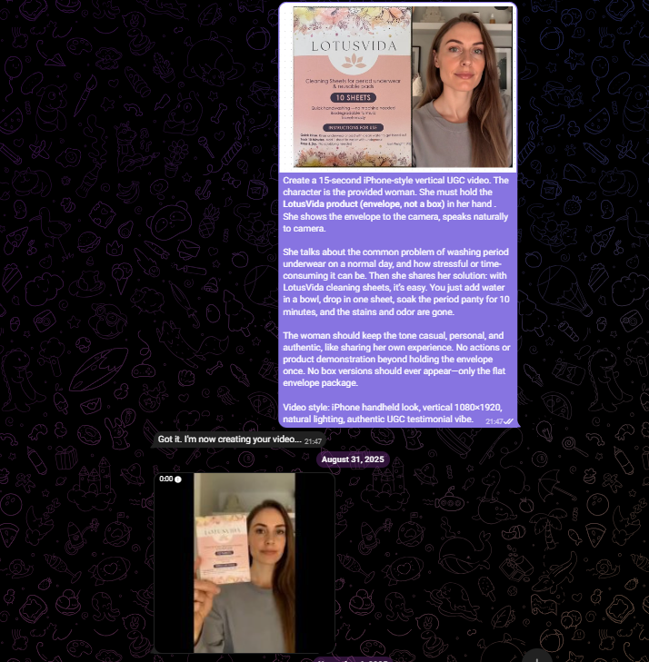 AI UGC Generation Engine screenshot 1